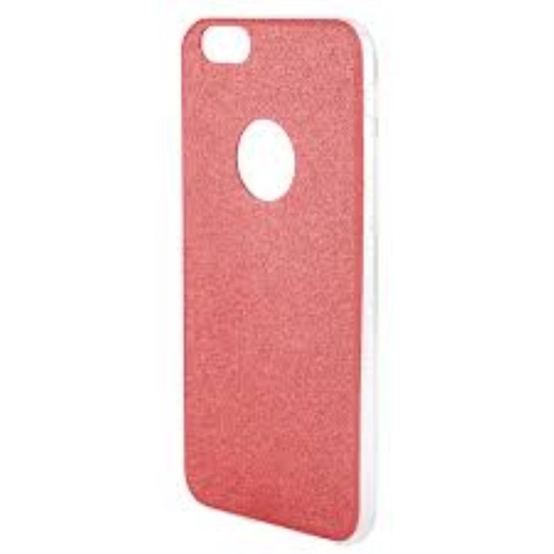 AREA Custodia cover per iPhone SE / 5S / 5 / 5C Area Gummy rosso glitter